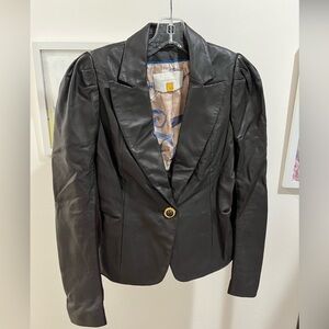Leifsdottir Brown Leather Blazer